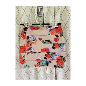 Floral Mini Skirt